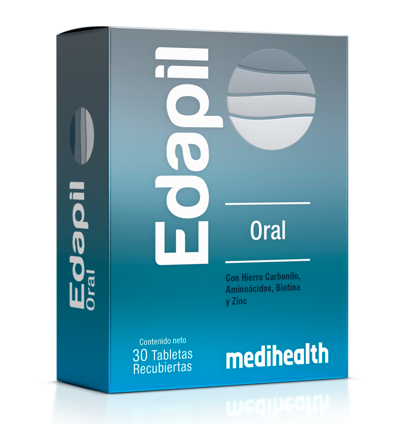 Edapil Oral - Suplemento dietario oral para fortalecer el cabello y las uñas.