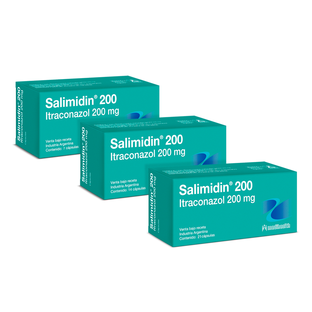 Salimidin Cápsulas 200 mg Pack