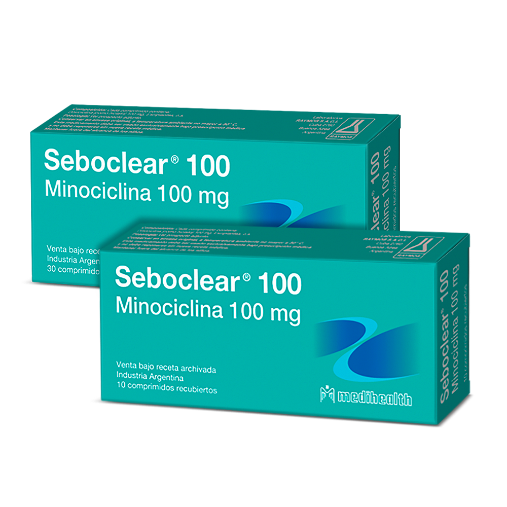 Seboclear Comprimidos 100 mg Pack