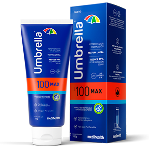 Umbrella Max SPF 100 - Protector solar de amplio espectro hipoalergénico, no comedogénico